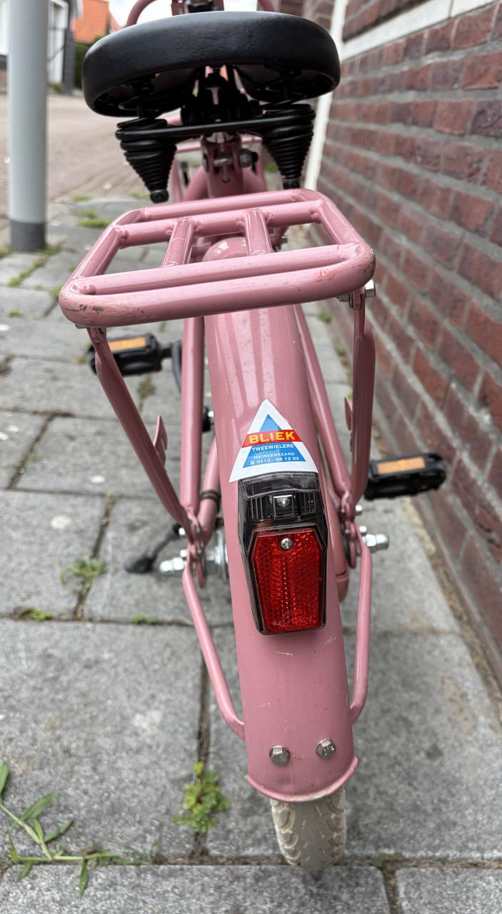 Roze meisjesfiets Alpina Clubb 16 inch