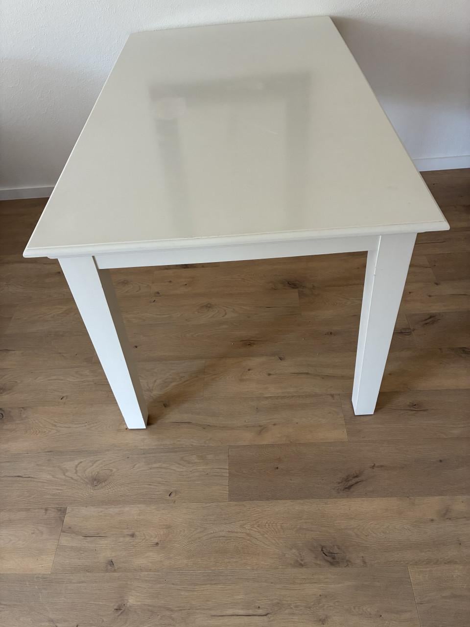 Eettafel wit, 180x90x79