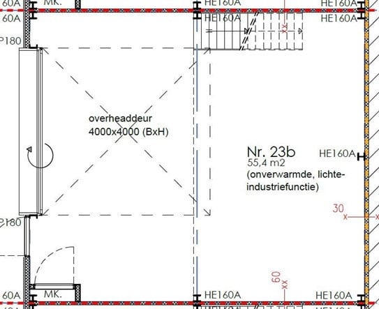 Nieuwbouwunit op bedrijventerrein Vrijburg in Vlissingen