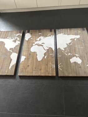 Wandborden (vd wereld ) mooi en robuust