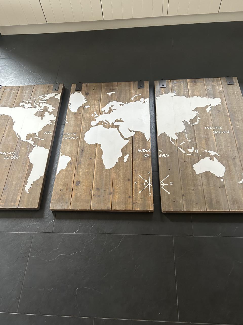 Wandborden (vd wereld ) mooi en robuust