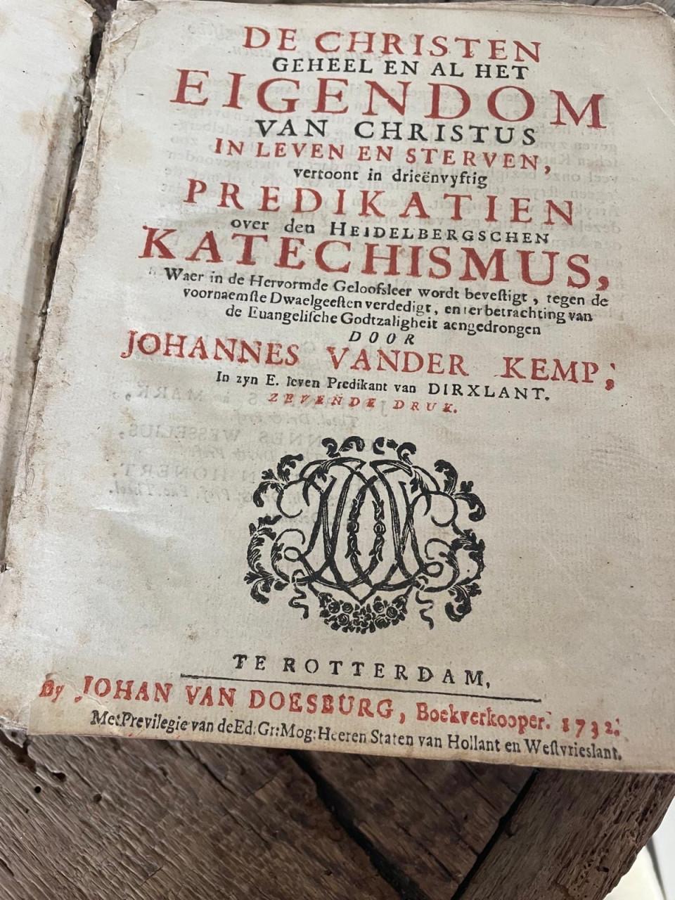 Antieke zeer oude theologische boeken