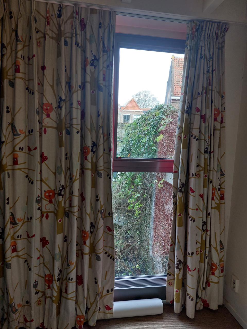 Gordijnen kinderkamer 2.00m breed x 2.40m hoog