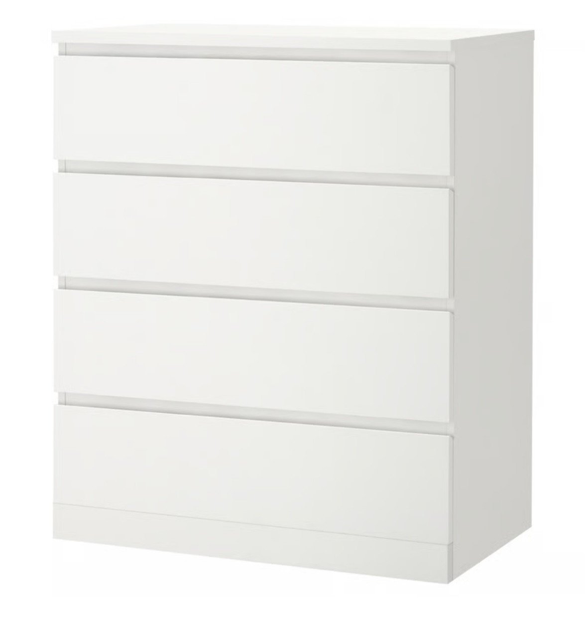 IKEA MALM ladekast 4 lades wit