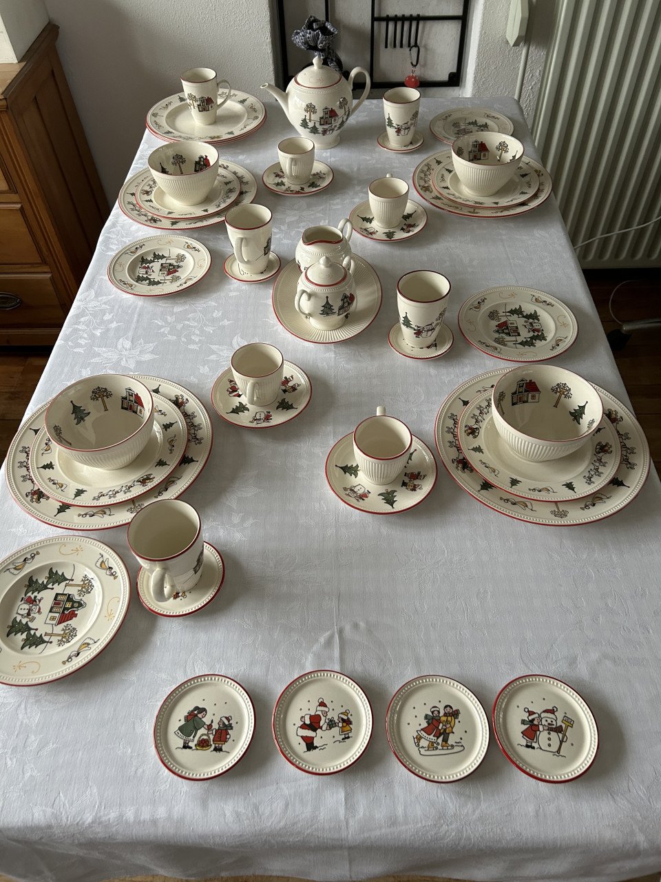 Wedgwood Windsor Christmas kerst servies.