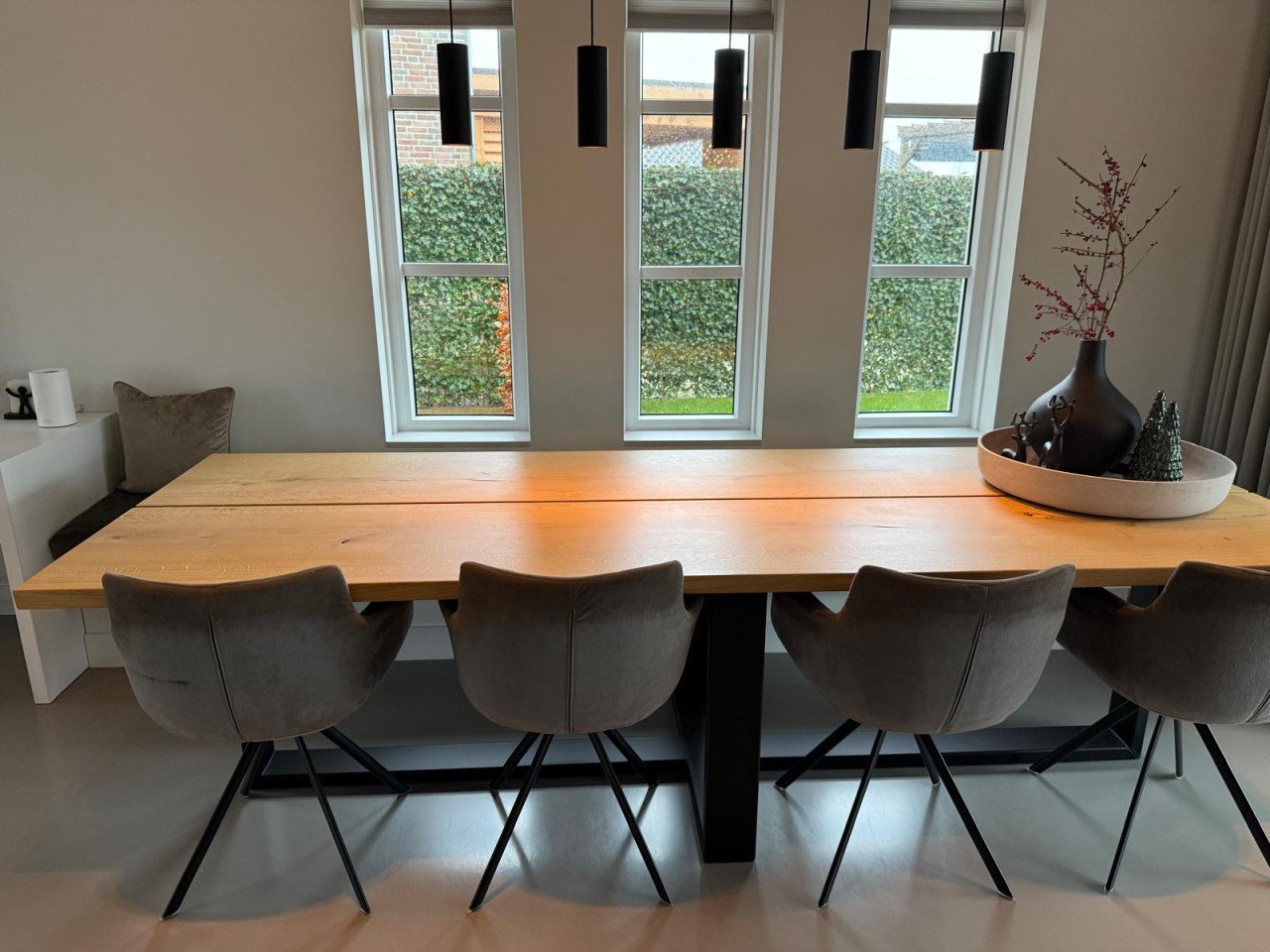 Eikenhouten eettafel