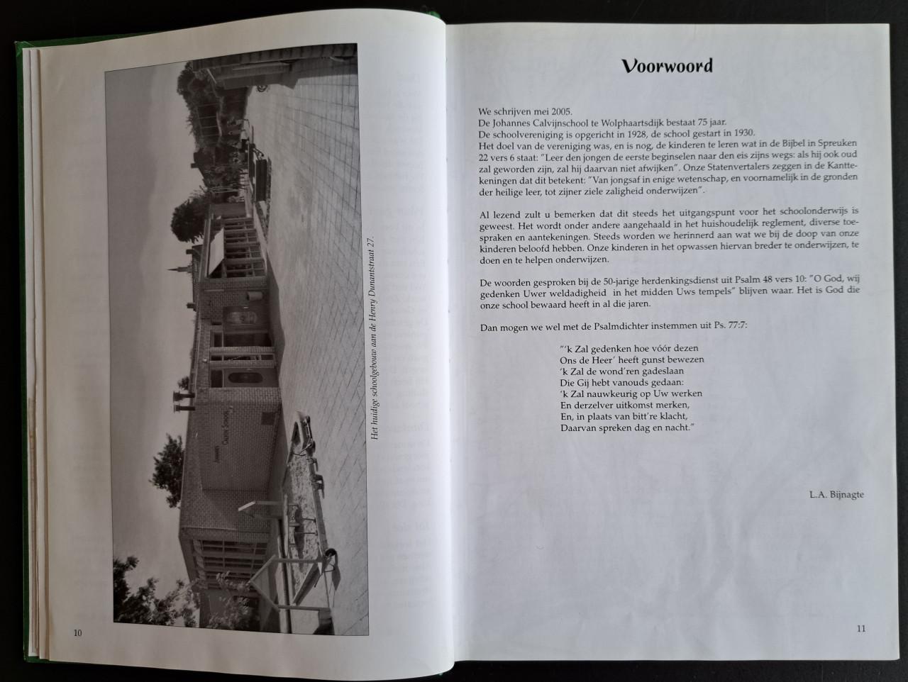 JOHANNES CALVIJNSCHOOL Wolphaartsdijk - 75 jaar