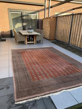 ❣️Prachtig Sfeervol Handgeknoopt Vintage Vloerkleed❣️347 bij 240 cm❣️