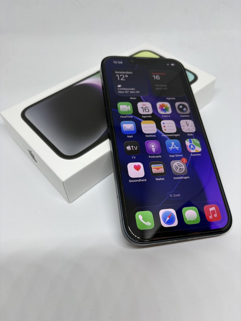 IPhone 14  zwart  128GB