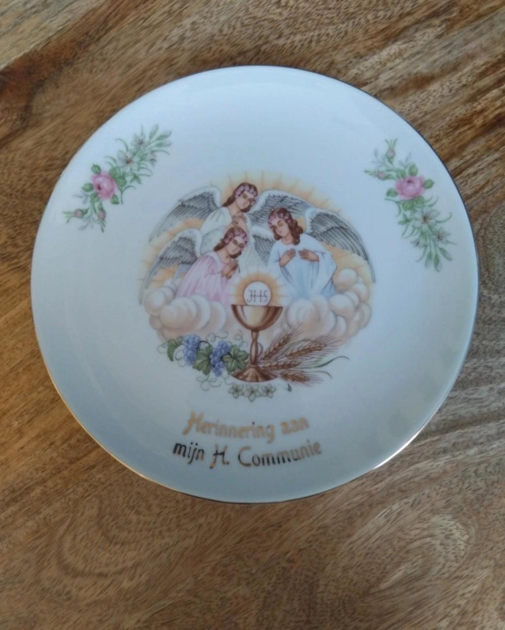 Antiek Porselein Bavaria Heilige Communie