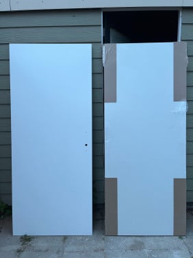 2 st opdekdeur rechtsdraaiend 830x2015mm