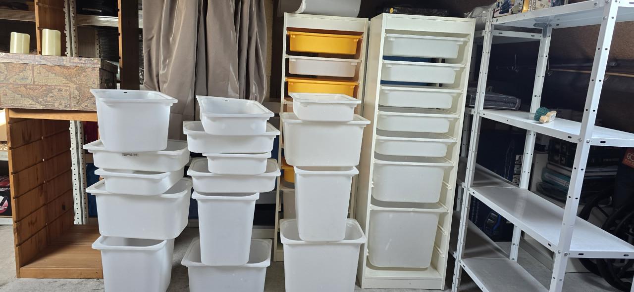 Ikea Trofast kasten met veel bakken