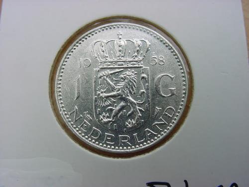 Gulden 1958 Zilver