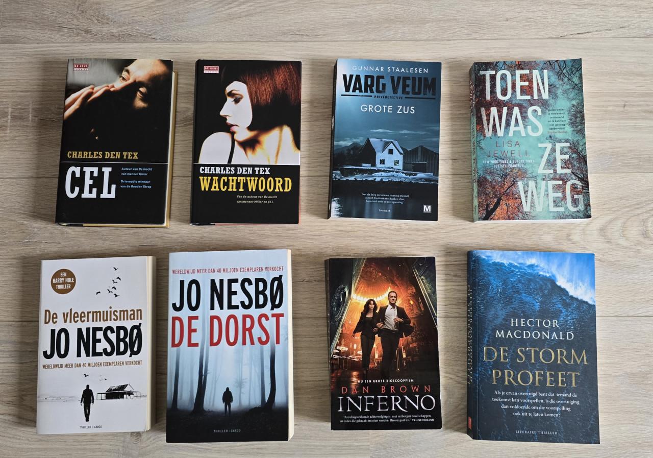 Spannende Scandinavische thrillers / leesboeken e.a. schrijvers