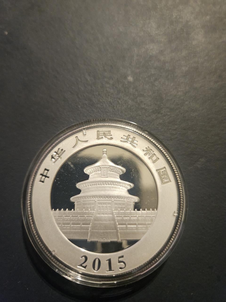 20x 1 oz zilver - Chinese Panda 2015 (20 stuks in tube)