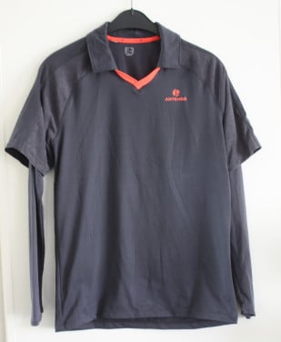 Shirt 2 in 1 met lange en korte mouwen maat s