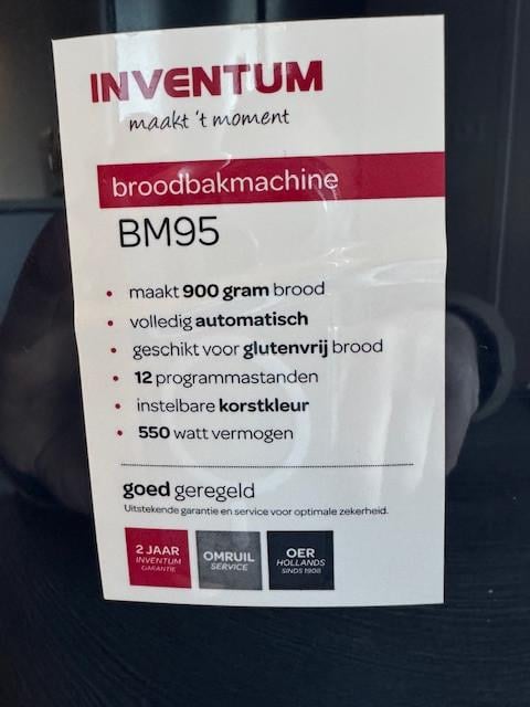 Broodbakmachine Inventum