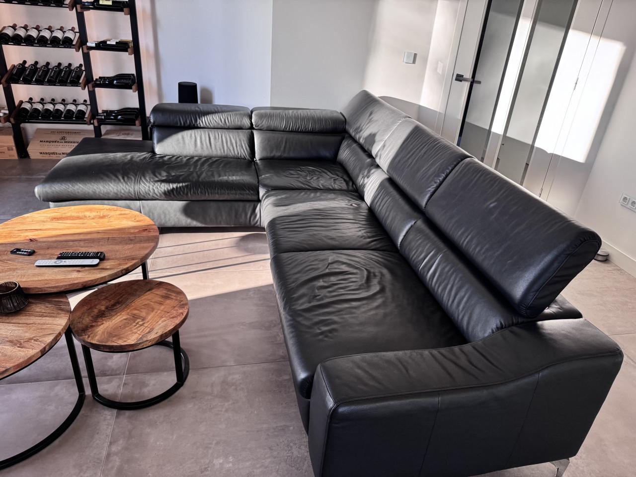 Lederen Hoekbankstel