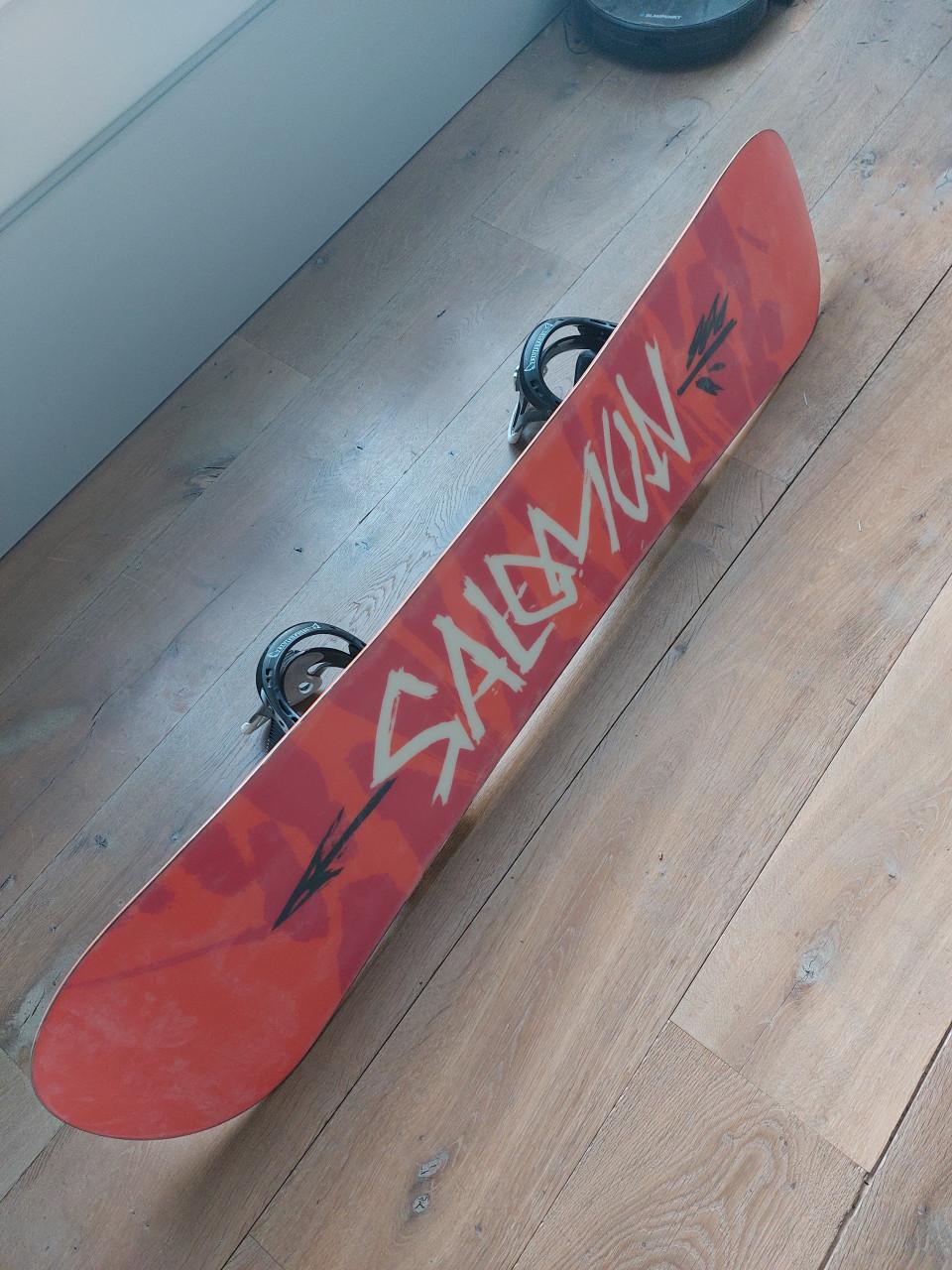 Salomon snowboard incl Burton bindingen