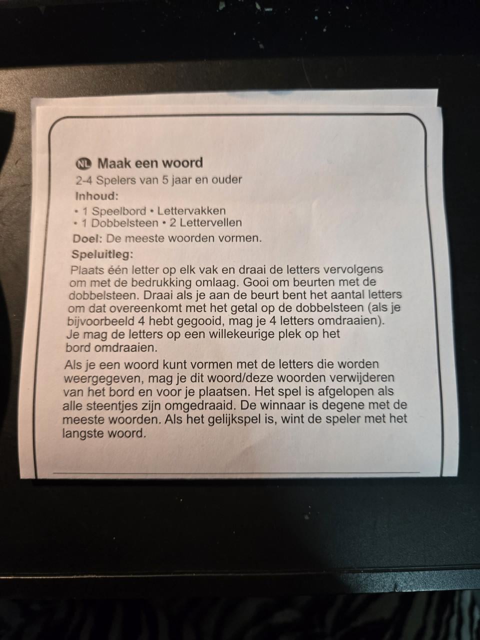 Educatief bordspel: Maak Een Woord van het merk Sambro,