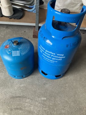 Gasflessen.
