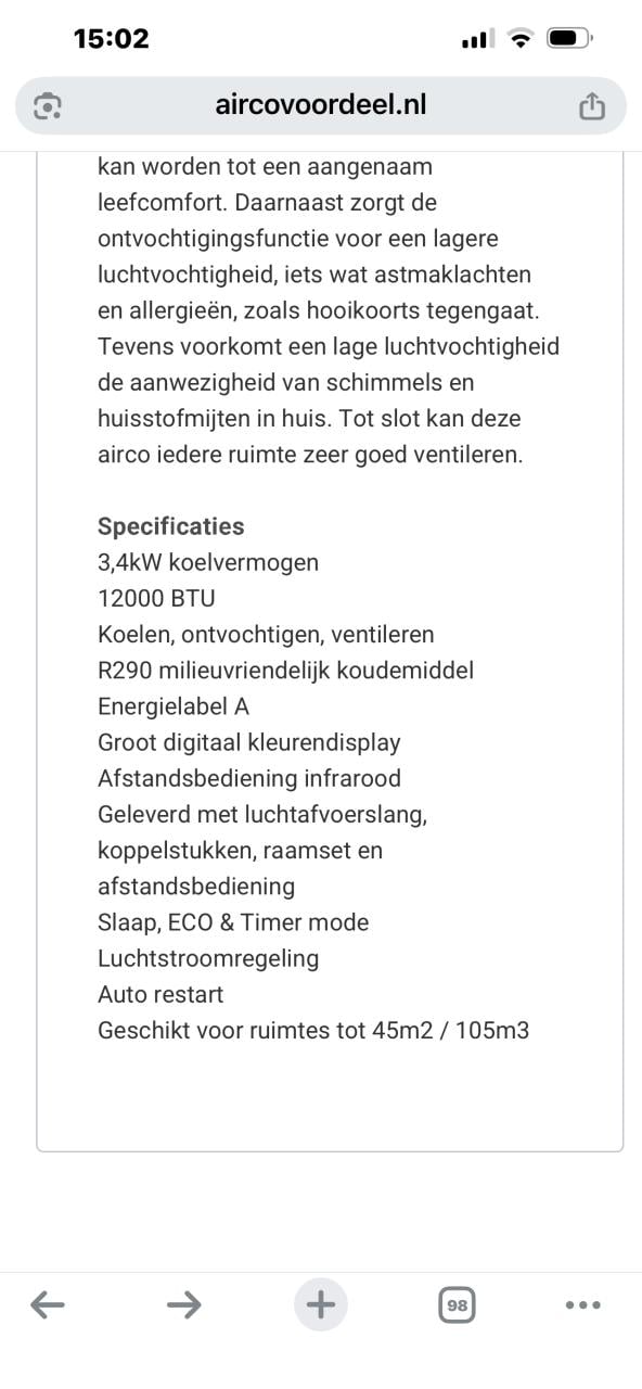 Mobiele airco