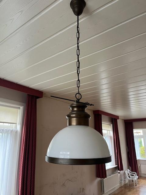 Oude gaslamp (nu met fitting)