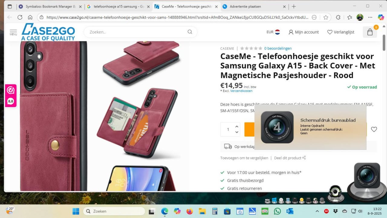 NIEUW Samsung A15 telefoon hoesje
