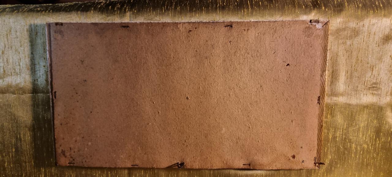 Oud lijstje met 2 engeltjes