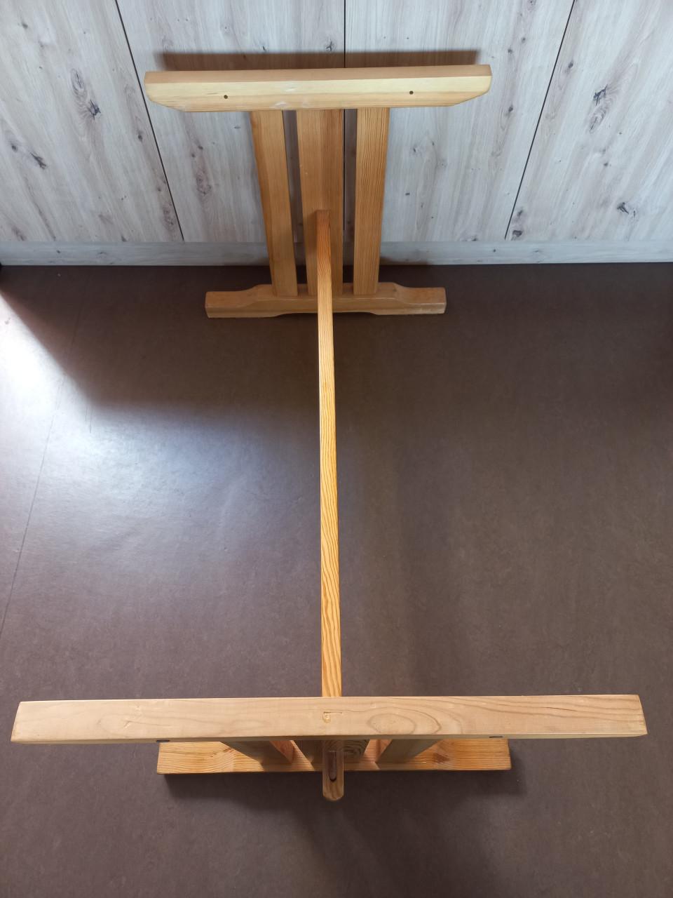 Tafelpoten massief grenen