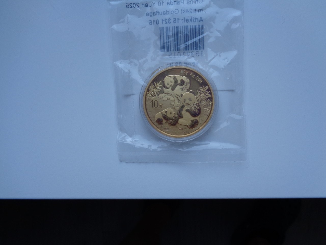2025 Panda - Gold Edition, 30g (.999)