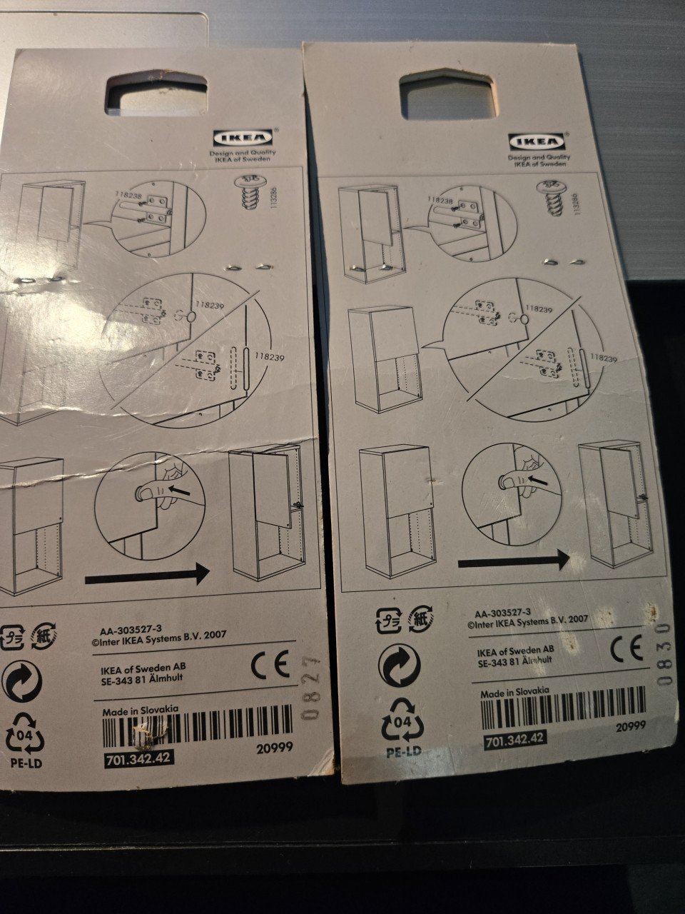 BESTÅ zachtsluitende/druk-open scharnieren van IKEA. Nieuw