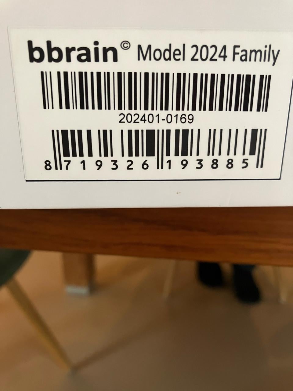 BBrain Family Clock model 2024 zgan compleet in doos