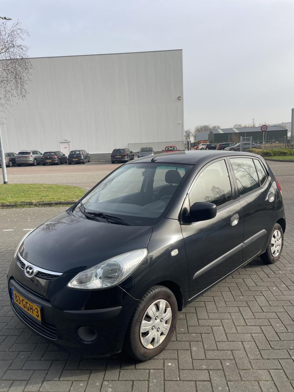 Hyundai i10 1.1 I 5DR 2008 Zwart | 69.646 NAP | NIEUWE APK!