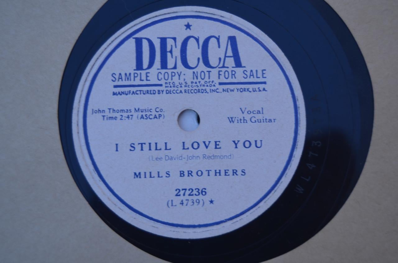 WIBW - The voice of Kansas radio album - Mills brothers