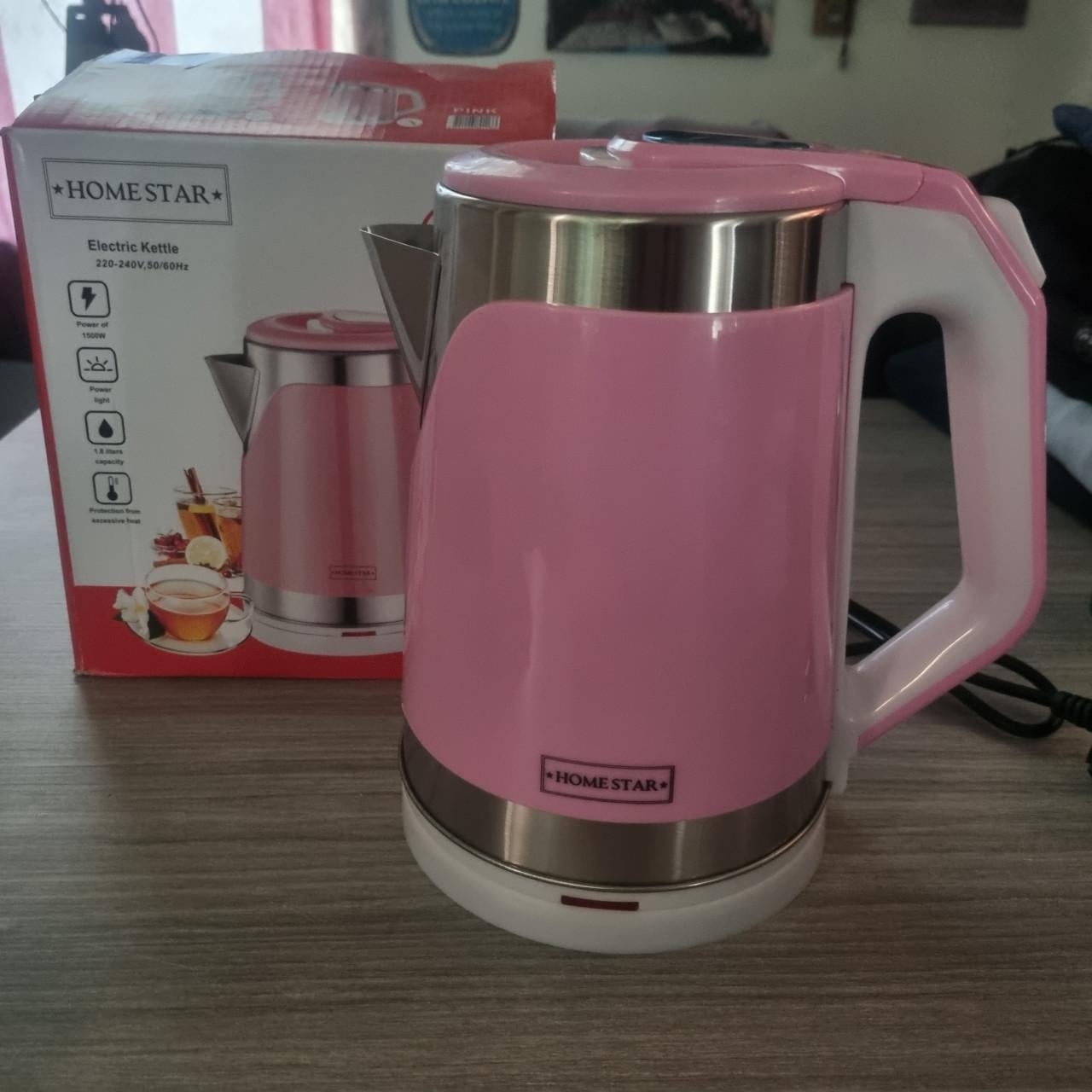 Waterkoker home star roze