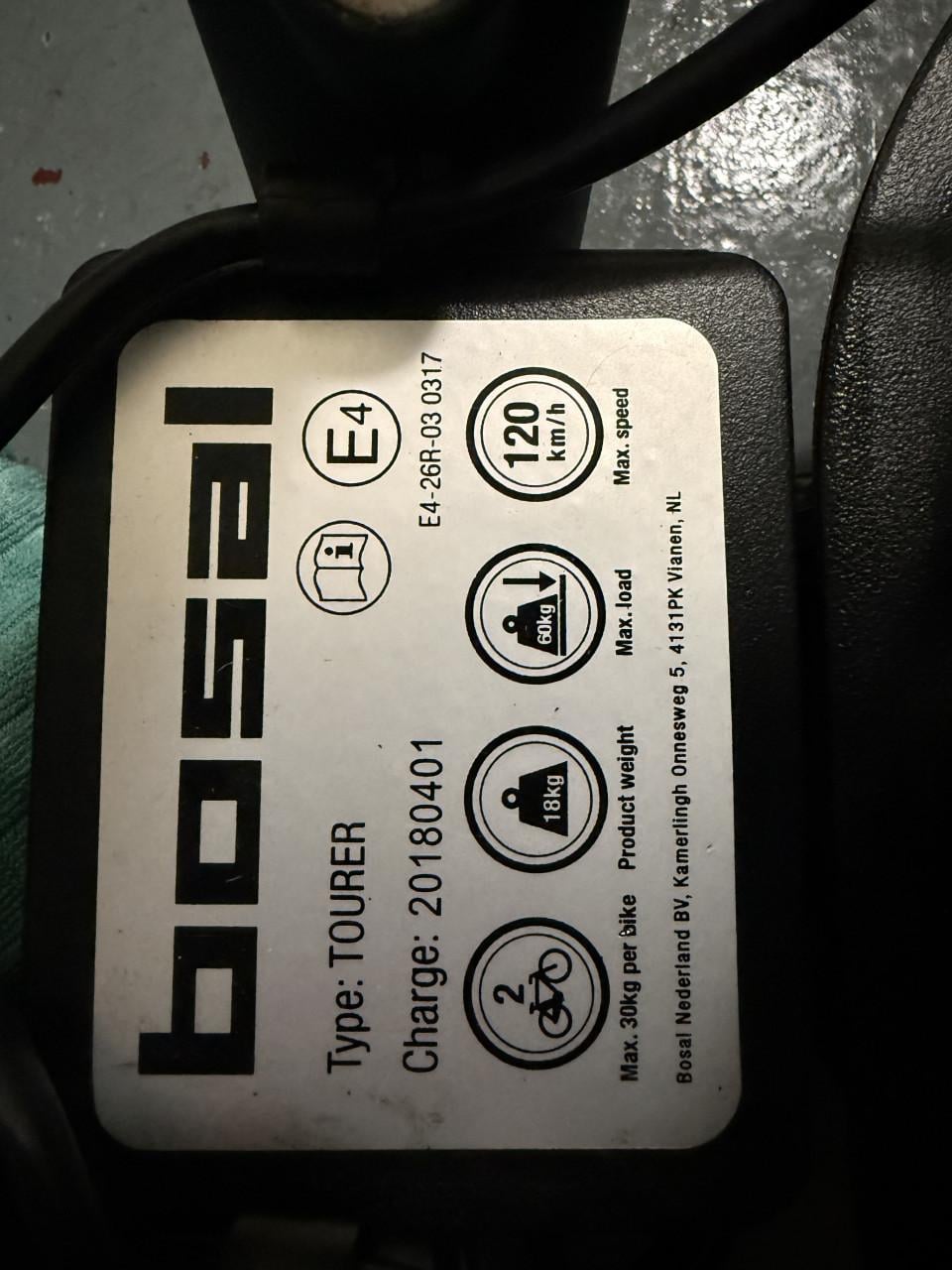 In Nette staat Pro User Diamant  fietsendrager