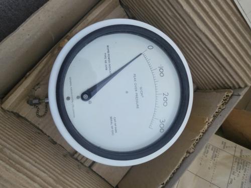 Bomdruk meter uit de jaren 60 (1962 BB) regio Vlissingen