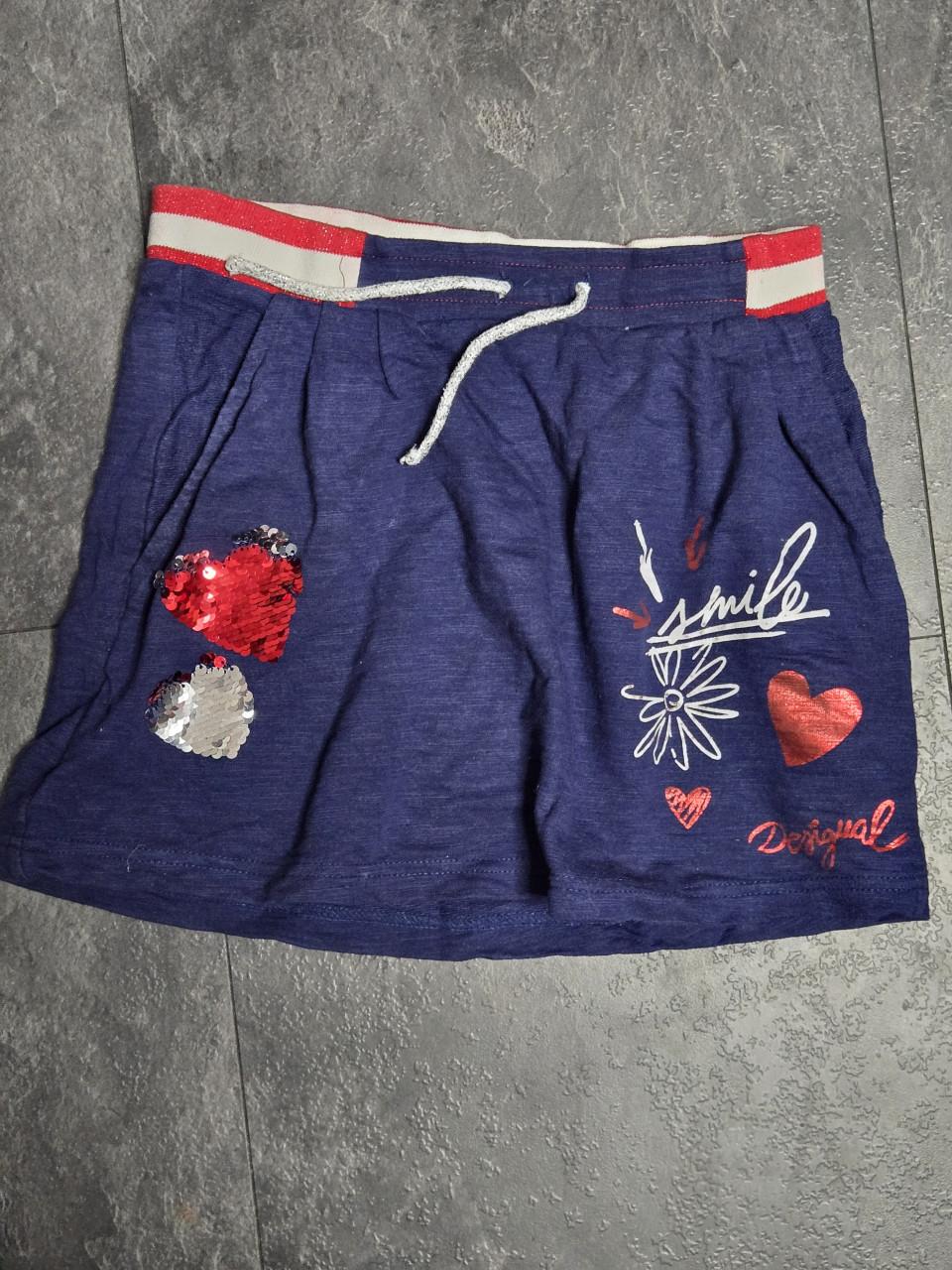 Blauw minirokje voor meisjes, Desigual, maat 134/140