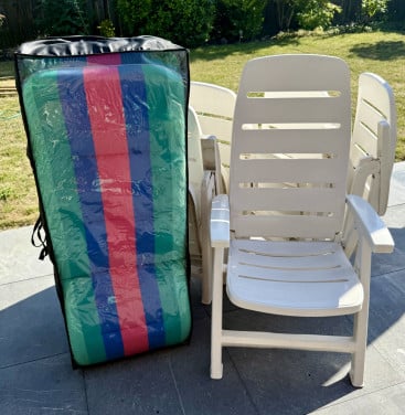 JARDIN TUINSTOELEN MET KUSSENS