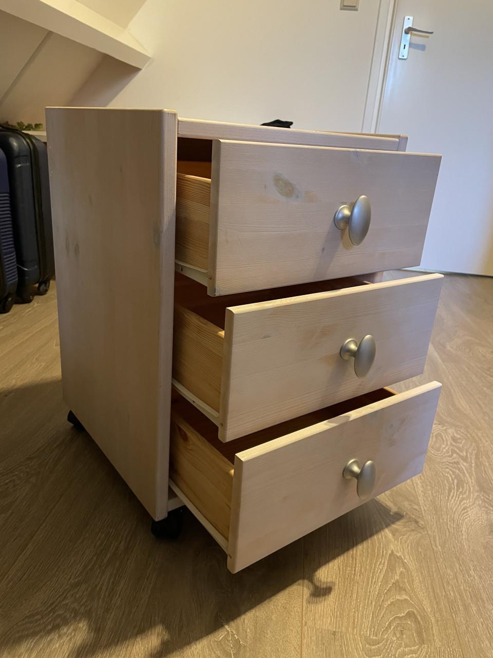 Whitewash ladenblok/nachtkastje