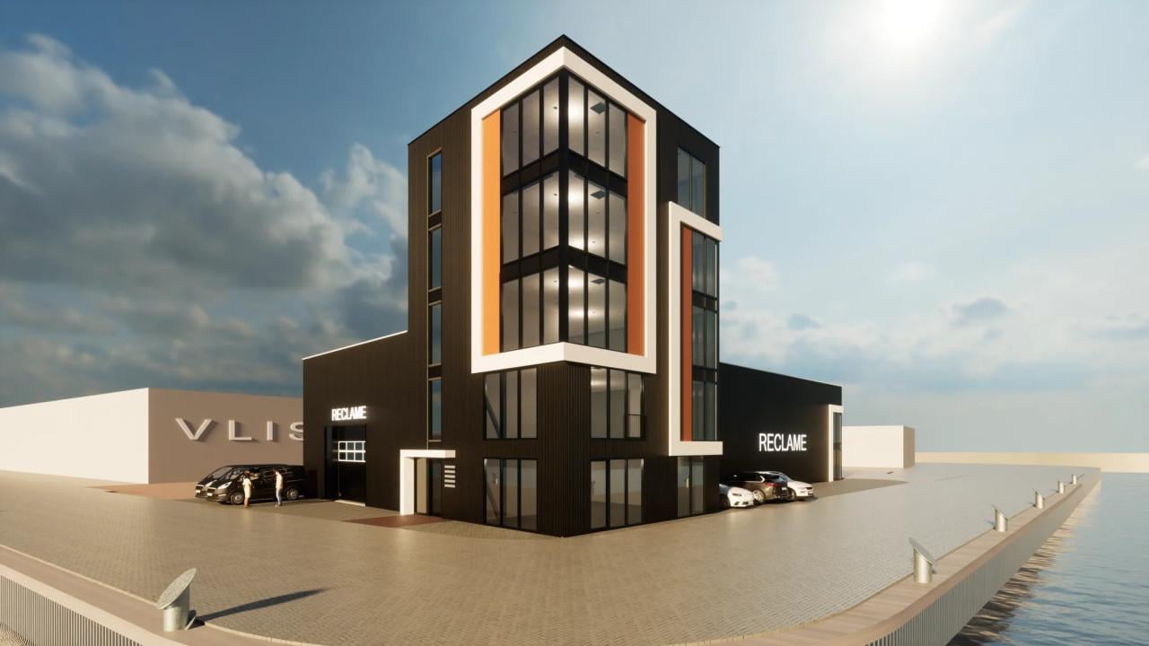 Nieuw te huur: kantoorruimte (20m²+) Visserijkade Vlissingen aan het water