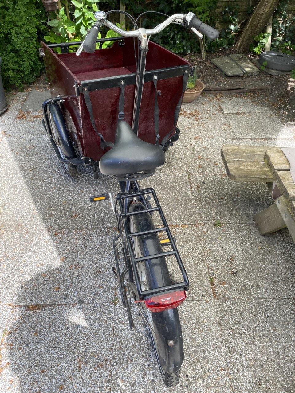 Babboe Big bakfiets 1e gen. - nieuw in de lak, technisch als nieuw!