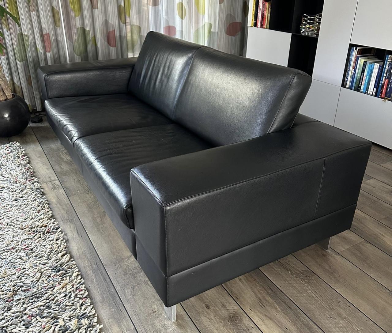 Leolux DOCK 2,5 zits bank (zwart)