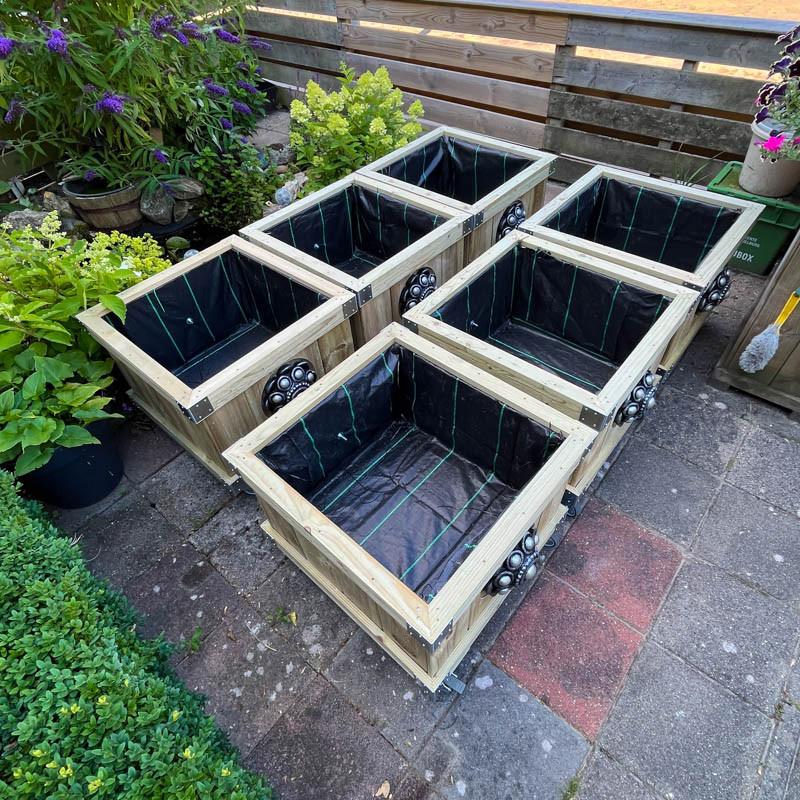 Zeeuwse knop bloembakken projecten ter inspiraties L60 x B60 x H60