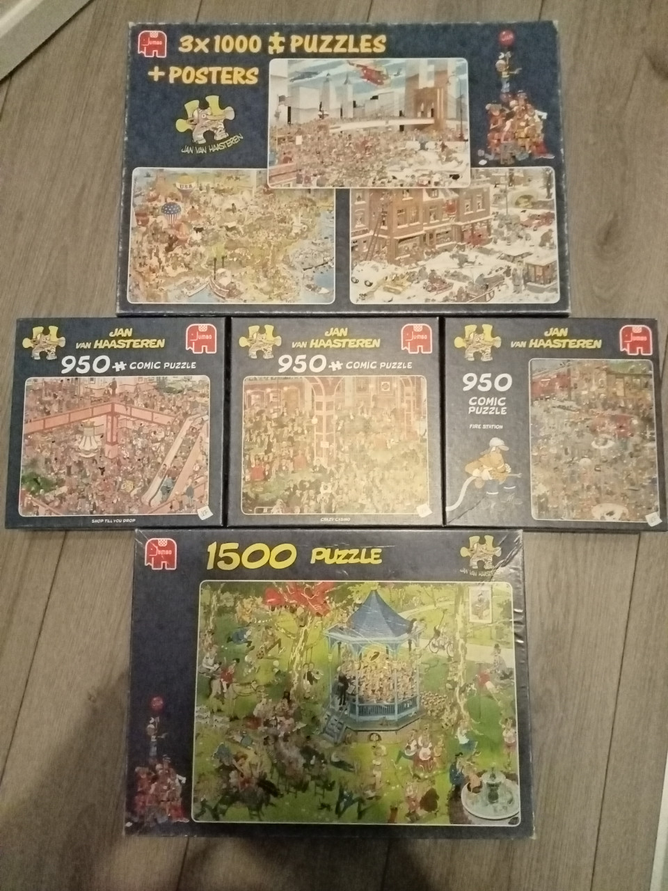 Puzzels 1000 stuks