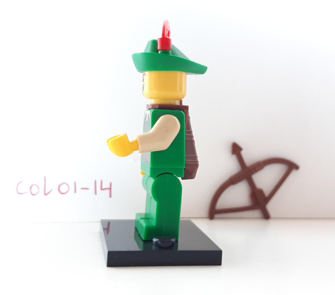 Lego minifiguur: boswachter met standaard en accessoires
