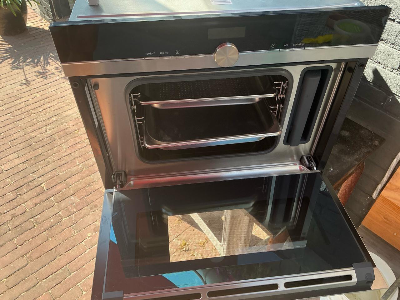Siemens compacte inbouw stoomoven nooit gebruik