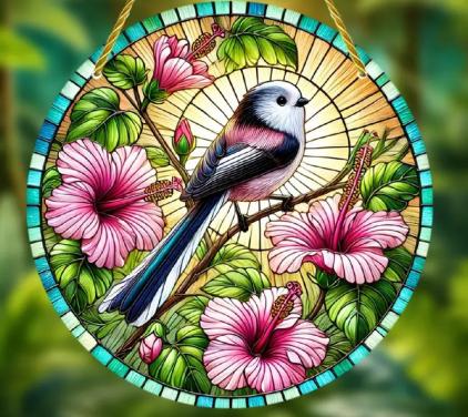 Raamhanger staartmees ( kleurrijk )