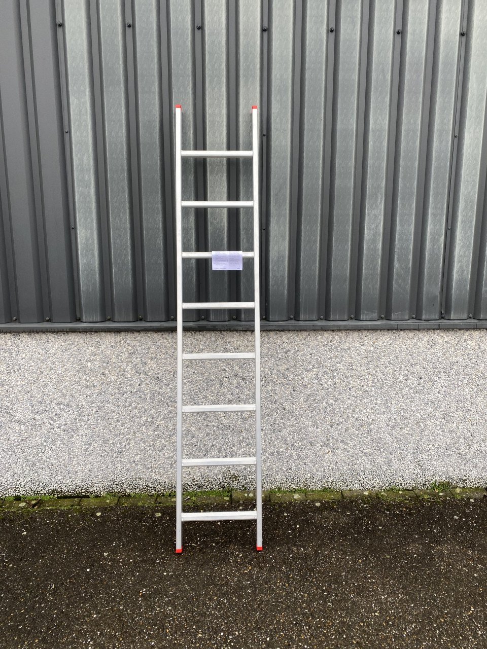 Ladder 6 treden zwart gecoat NIEUW